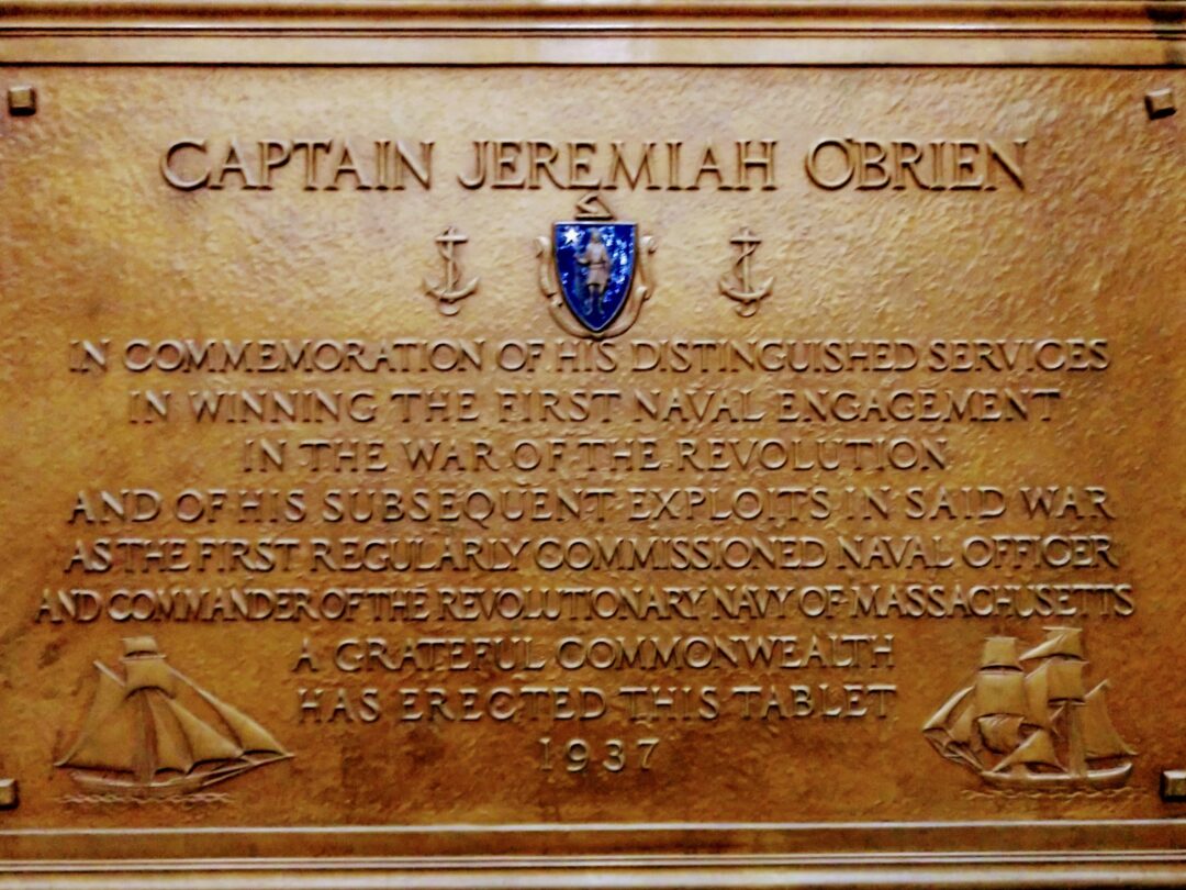 Jeremiah O'Brien plaque.MQ