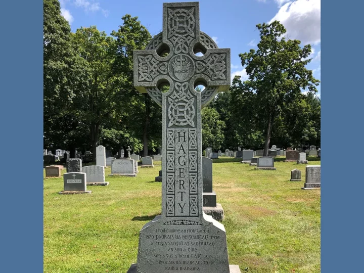 Tombstone of Patrick and Catherine Hagerty, St. Michael's Cemetery