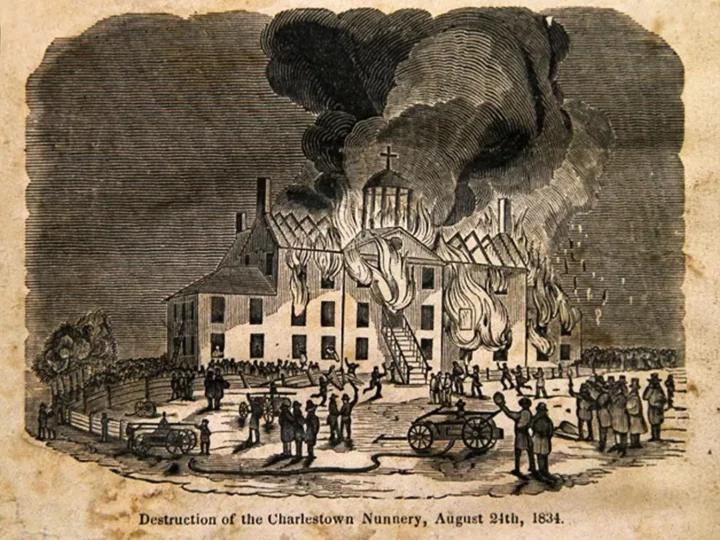 Burning of Ursulline School 1834
