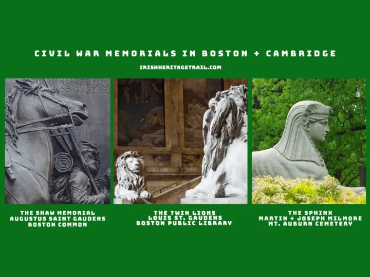 3 MA Civil War Memorials created by Irish Scultors.