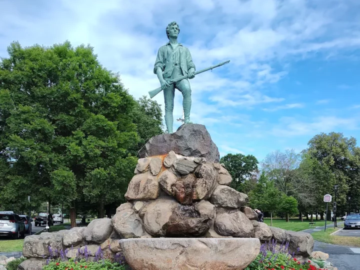 Minuteman Statue Lexington MA