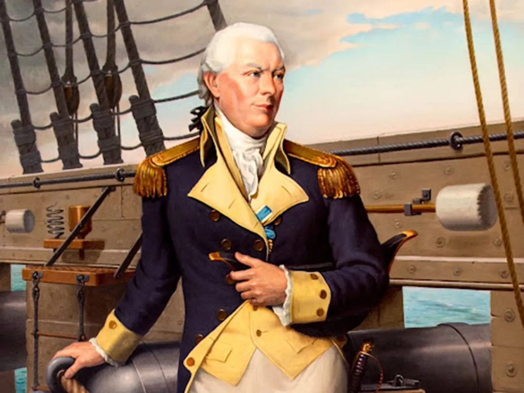 American naval hero of the Revolutionary War, Commodore John Barry