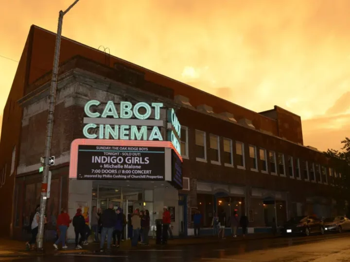 Exterior of Cabot Cinema