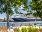 Cruiseship in port at Flynn Cruiseport Boston