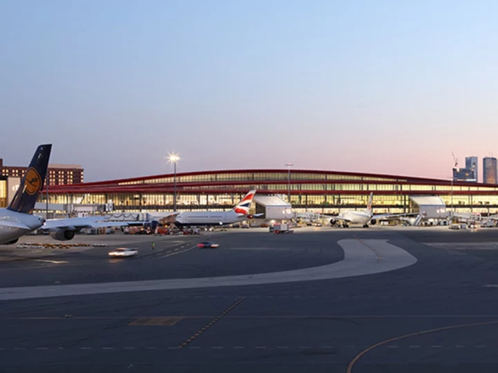 Terminal E (international flights) at Logan Airport