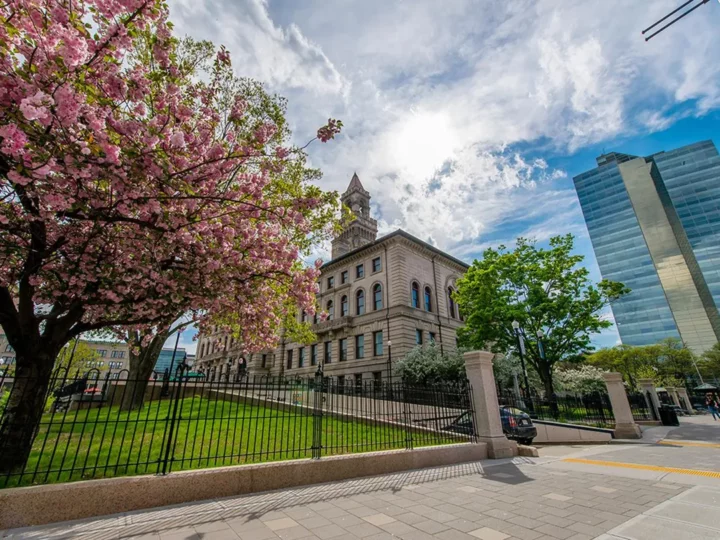 Worcester common in spring