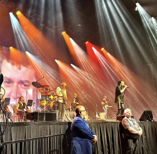 Air Supply performing on stage