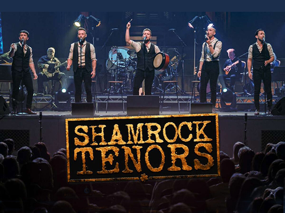 Shamrock Tenors performing on stage