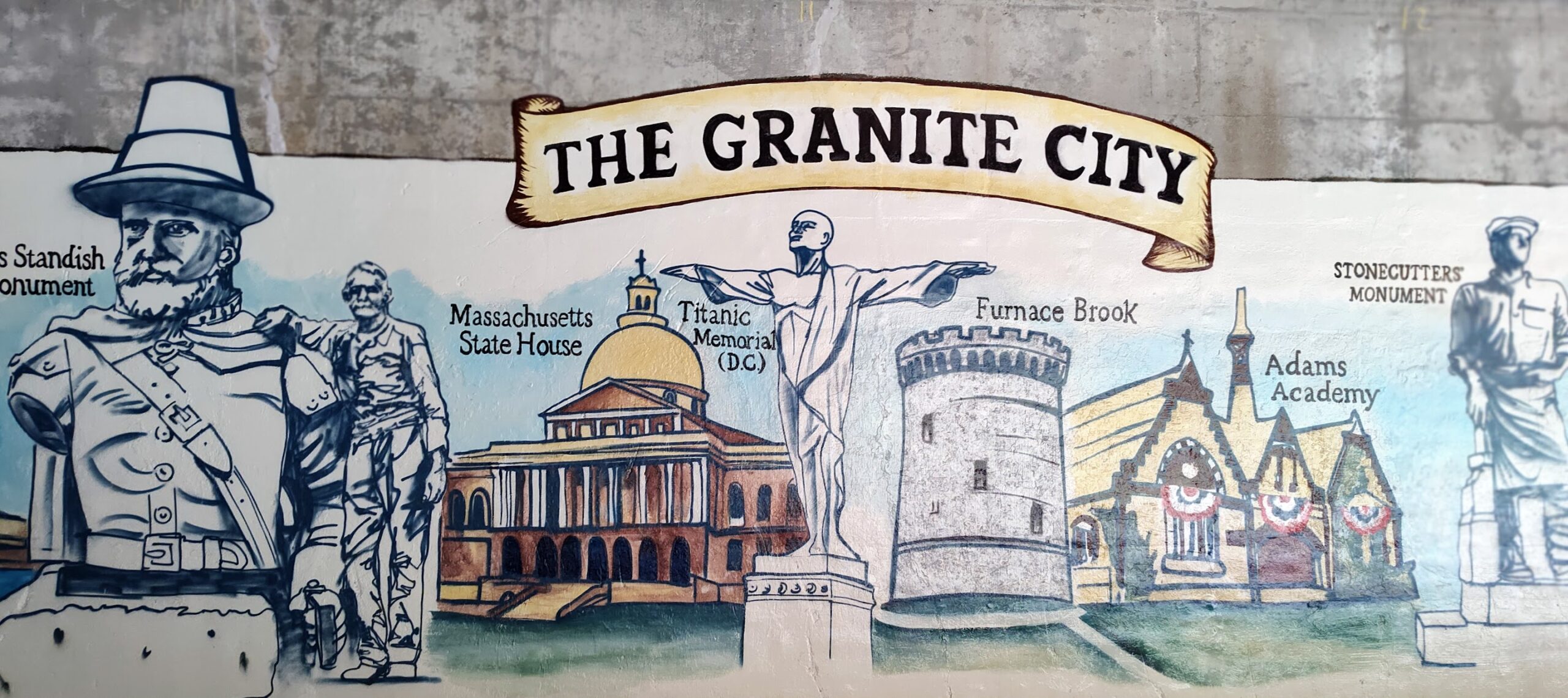 The Granite City mural The Granite City mural