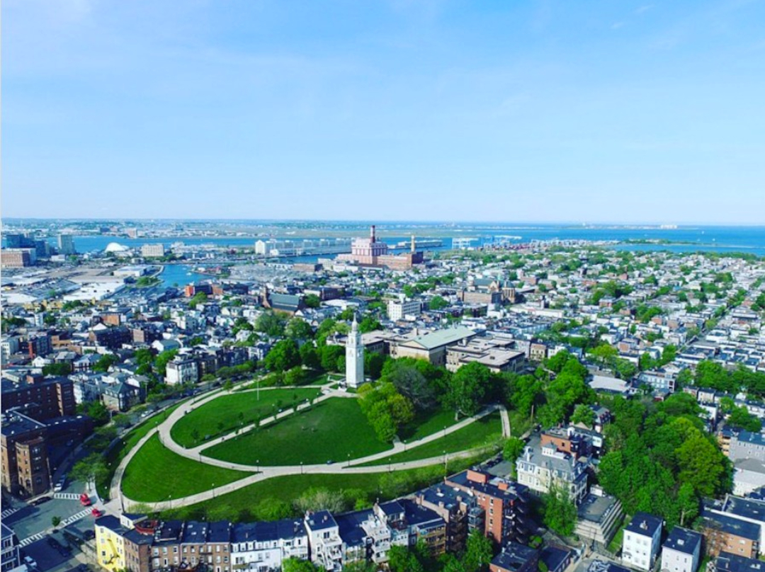 Dorchester Heights Aerial View