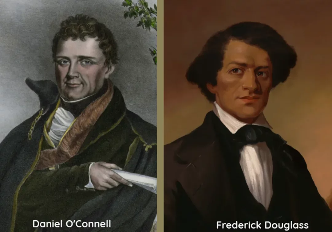 Daniel O'Connell and Frederick Douglass