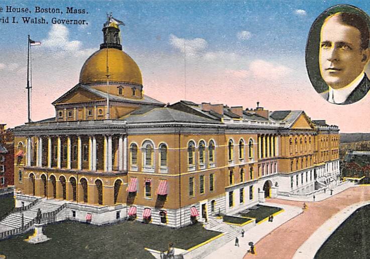 David I Walsh state house post card